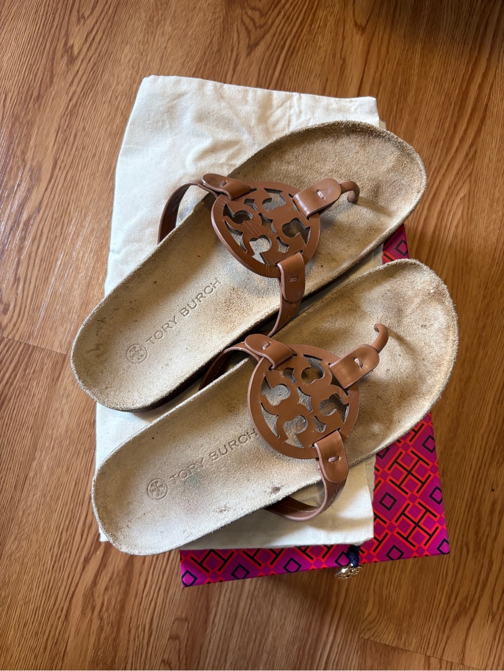 Tory Burch Miller Cloud Sandals | Natural | 8